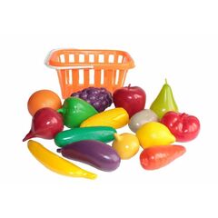 Набор фрукты и овощи в корзинке