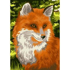 Рисование по номерам "Рыжая лисичка", 15×21 см