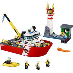 Конструктор Bela "Пожарный катер", 450 деталей