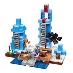 Конструктор Lepin "Майнкрафт. Ледяные шипы", 386 деталей