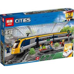 Конструктор Lepin "Пассажирский поезд на р/у", 758 детали