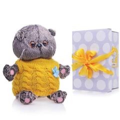 Мягкая игрушка BUDI BASA "Басик BABY желтом свитере"