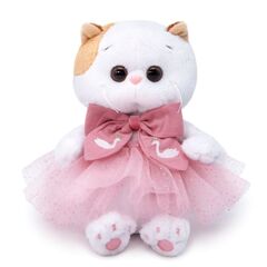 Мягкая игрушка BUDI BASA "Кошка Ли-Ли BABY в юбке с блестками", 20 см