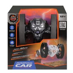Машина р/у "Jumping car", прыгает на высоту до 60 см, черная