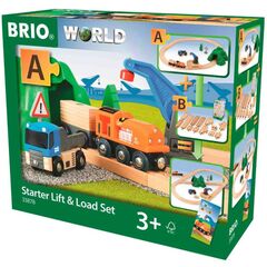 BRIO  Погрузо-разгрузочный Ж/д набор, 19 деталей