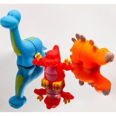 Игрушка-пазл для ванны "Динопарк", набор 3 шт