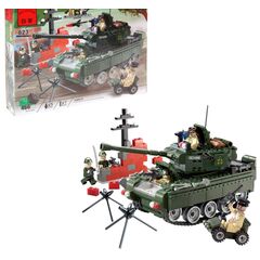 Конструктор Enlighten "Танк", 466 деталей