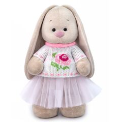 Мягкая игрушка "Зайка Ми в жаккардовом свитере и юбке" 32см