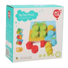 Деревянная мозаика "Big peg" 12 полей