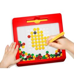 Планшет-мозаика магнитный для рисования "Пуговки", 49 ячеек
