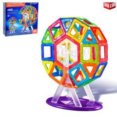 Магнитный конструктор "Magical Magnet", 38 деталей с каруселью, матовый
