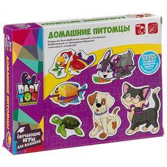 Набор пазлов "Домашние животные" 6 фигурок