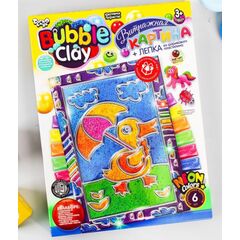 Витражная картина из шарикового пластилина "BUBBLE CLAY. Утенок"
