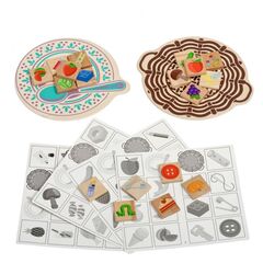 Логическая игра из дерева "Съедобное-несъедобное"