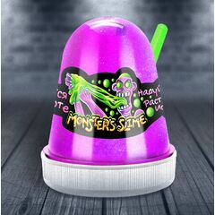 Слайм MONSTER'S SLIME "Светящийся в темноте" фиолетовый