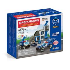 Магнитный конструктор Magformers "Amazing Police Set", 50 деталей