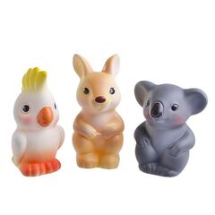 Набор резиновых игрушек "Австралия", 3 шт