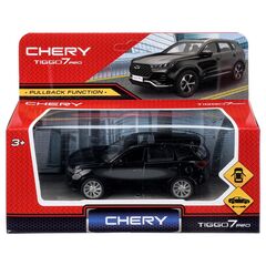 Машина сувенирная "Chery Tiggo 7 Pro", металл, 10,5 см, инерция, двери, черный