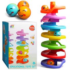 Игра горка с шариками "Веселые скаты", высота 41 см