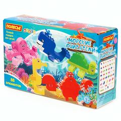 Конструктор Макси "Морские обитатели", 88 деталей