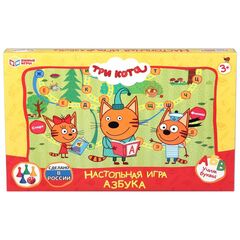 Настольная игра-ходилка "Три кота. Азбука"