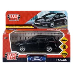 Машина металлическая "Ford Focus Turnier" цвет черный, 12 см
