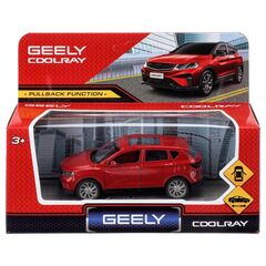 Машина металлическая "Geely Coolray", цвет красный, 10,5 см
