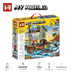 Конструктор Minger "Морской домик" 744 деталей