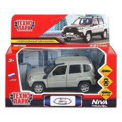 Машина металл LADA NIVA travel 12 см,серый цвет