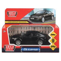 Машина металлическая "Skoda Octavia" цвет черный, 12 см