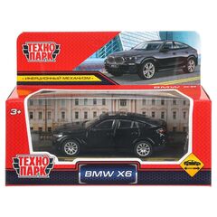 Машина металлическая "BMW X6" цвет черный, 10,5 см