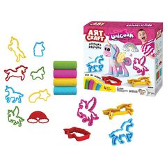 Набор для лепки с формочками "Единороги" 4 цвета