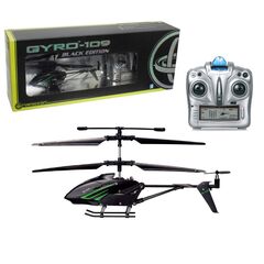 GYRO-109 Black Edition вертолет с гироскопом, 3 канала 18,5см USB-зарядка