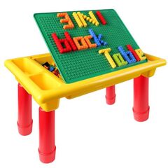Конструктор с столиком "Burgkidz", 200 деталей