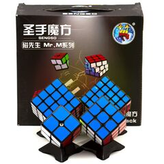 Набор кубиков "ShengShou Mr. M 2×2, 3×3, 4×4, 5×5", черный