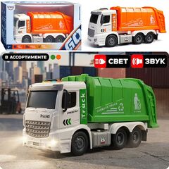 Машина "Мусоровоз" со светом, звуком, цвета в ассортименте