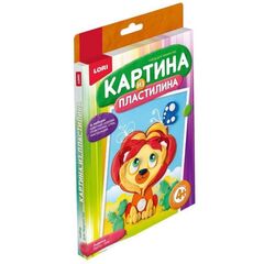 Картина из пластилина "Львенок"