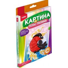 Картина из пластилина "Снегирь"