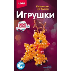 Плетение из бусин "Северный олень"