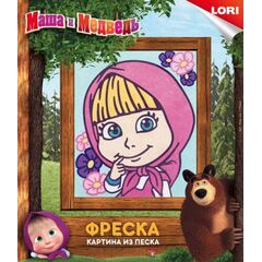 Картина из песка "Маша"