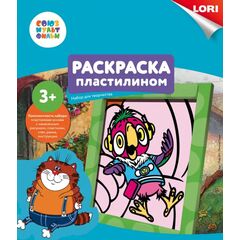 Картина из пластилина "Попугай Кеша 2"