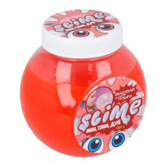 Лизун "Slime Mega Mix", 500 гр, прозрачный + красный