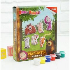 Магниты из гипса "Маша и медведь"
