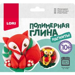 Полимерная глина "Магниты. Лесные друзья"