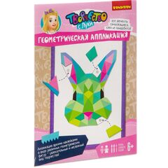 Геометрическая аппликация "Заяц"