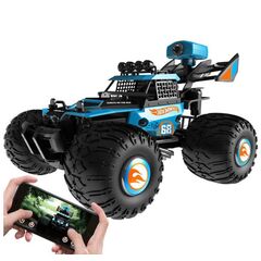 Hot Wheels багги на р/у, 2,4GHz, 2WD, FPV, wifi кам.480p, масшт. 1:28, со светом, скор. до 20км/ч