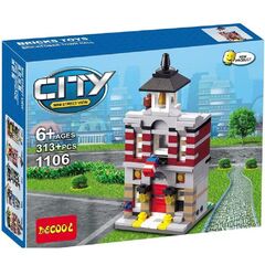 Конструктор Decool "City. Mini street view", 313 деталей