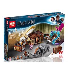 Конструктор Lepin "Чемодан Ньюта Саламандера", 778 деталей