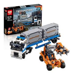 Конструктор Lepin "Контейнерный терминал", 631 деталь