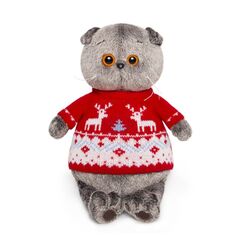 Мягкая игрушка BUDI BASA "В свитере с оленями" 19см